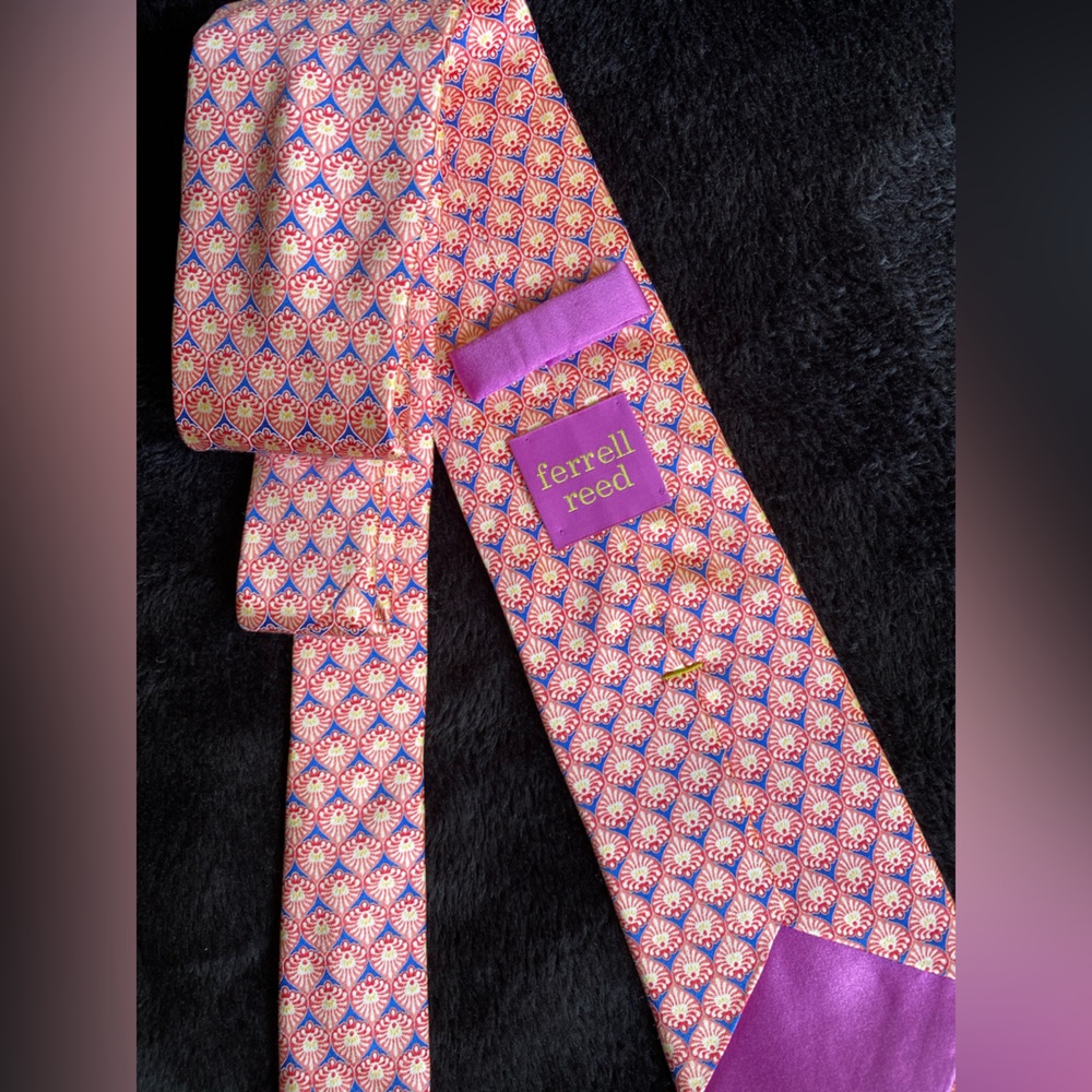 Ferrell Reed Silk Tie - Picture 3 of 4
